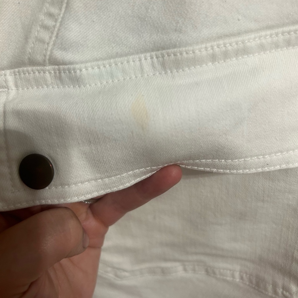 Marissa Webb White Trousers with Belt Detail - Picture 3 of 6